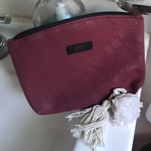 Small Ipsy floral makeup bag